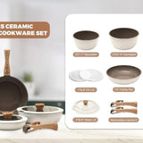 批發價-百年中華老字號張小泉 星石系列廚具套13件套黑柄 (3/3截 預計4月上旬)