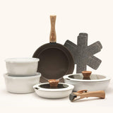 批發價-百年中華老字號張小泉 星石系列廚具套13件套黑柄 (3/3截 預計4月上旬)