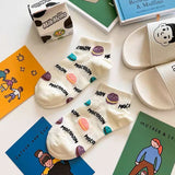 批發價-韓國🇰🇷熱賣快餐圖案短襪 (一套5對，款式隨機) (15/3截 預計4月中旬)