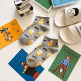 批發價-韓國🇰🇷熱賣快餐圖案短襪 (一套5對，款式隨機) (15/3截 預計4月中旬)