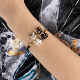 預售款❤️Sumiyaki法老埃及造型貓系列黑白貓咪手鍊 (26/3截 預計5月下旬)