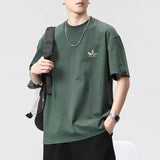 街頭風圖案男裝oversize寬鬆Tee (1/8截 預計9月上旬)