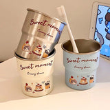 韓系貓咪甜點 304不鏽鋼漱口杯 (2026/10月第二團） (22/10截 預計11月中下旬)