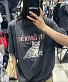 批發價-🇰🇷FILA韓素希同款貓咪🐱tee (25/6截 預計8月下旬)