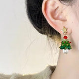 小店手造🎄聖誕樹耳環（可選耳夾/耳針） (14/10截 預計11月中旬)