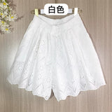 韓系人氣款法式浪漫刺繡裙褲 (6/7截 預計8月上旬)