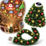 🎄超可愛聖誕樹小小投影燈🎄 (7/10截 預計11月上中旬)